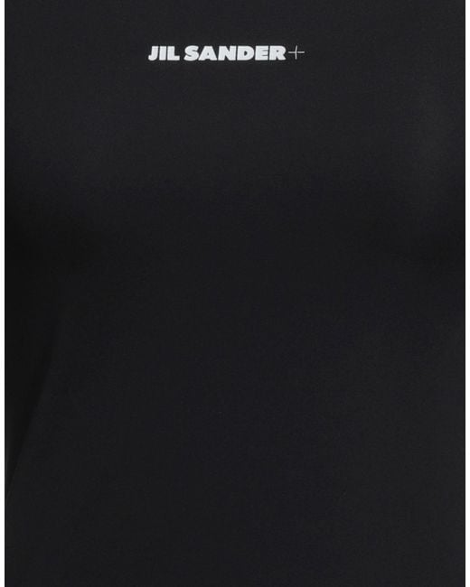 Jil Sander Black T-Shirt Polyamide, Elastane