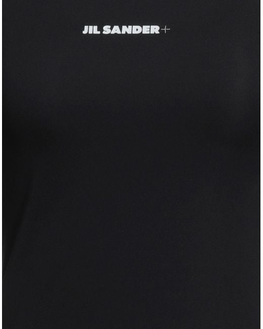Jil Sander Black T-Shirt Polyamide, Elastane