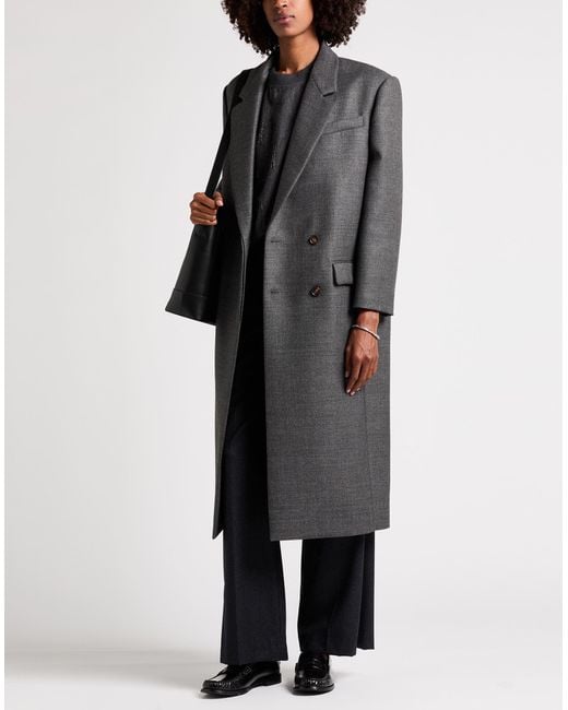 Brunello Cucinelli Gray Coat