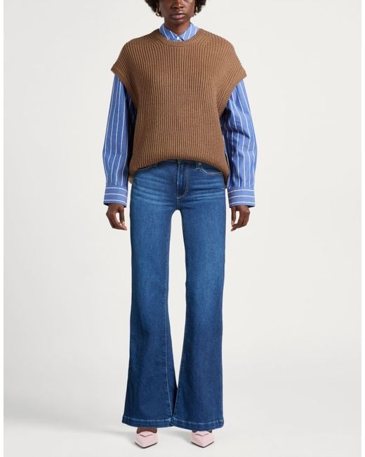PAIGE Blue Jeans Cotton, Polyester, Elastane