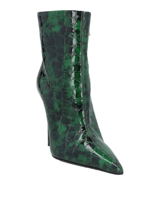 Dolce & Gabbana Green Ankle Boots