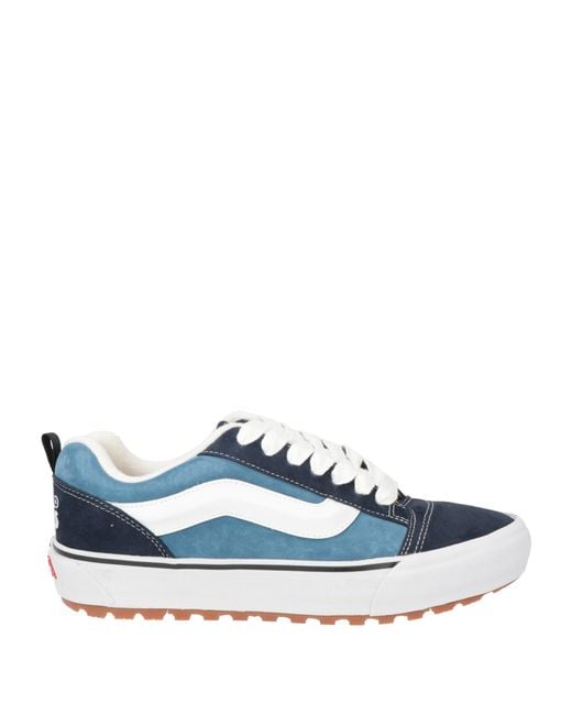 Vans Blue Sneakers Leather for men