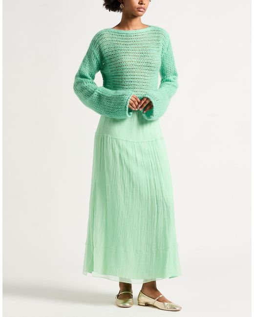 Forte_forte Green Sweater Mohair Wool, Polyamide