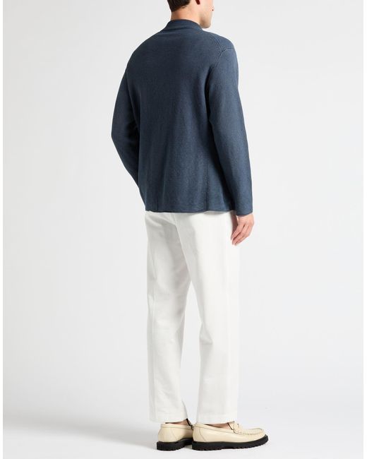 Boglioli Blue Slate Blazer Cotton for men