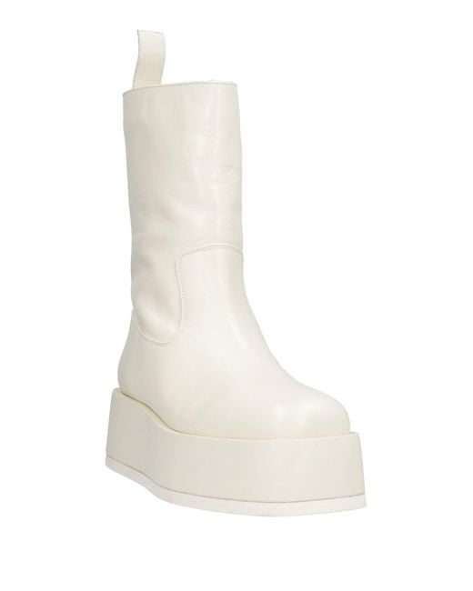 GIA RHW White Stiefelette