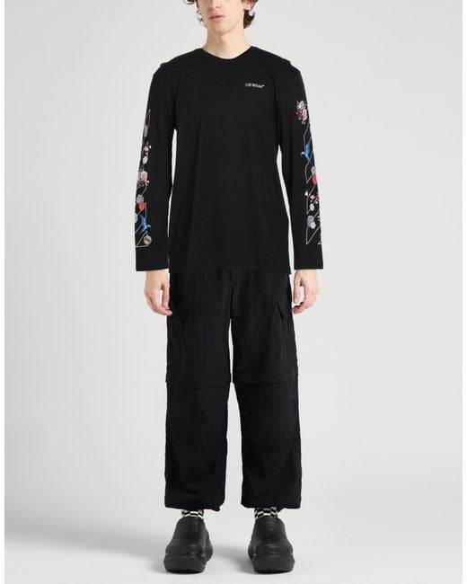 Off-White c/o Virgil Abloh Black T-Shirt Cotton for men