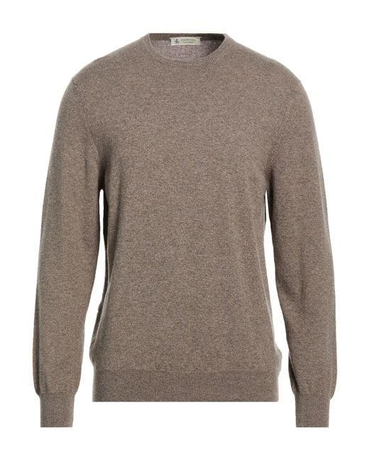 Piacenza Cashmere Brown Sweater Cashmere for men