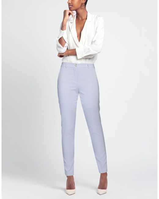 Kocca Blue Lilac Pants Polyester, Elastane