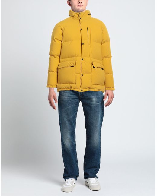 Aspesi Yellow Down Jacket for men