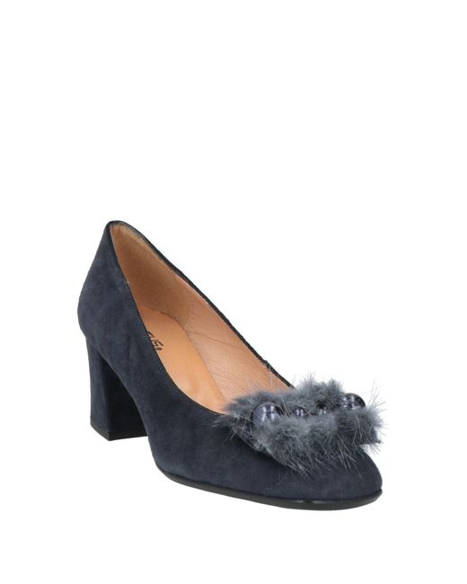 Status Blue Midnight Pumps Leather