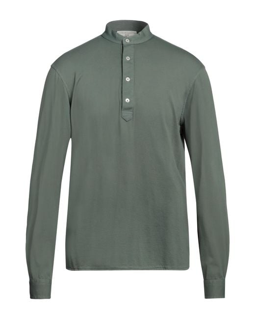 FILIPPO DE LAURENTIIS Green Shirt for men