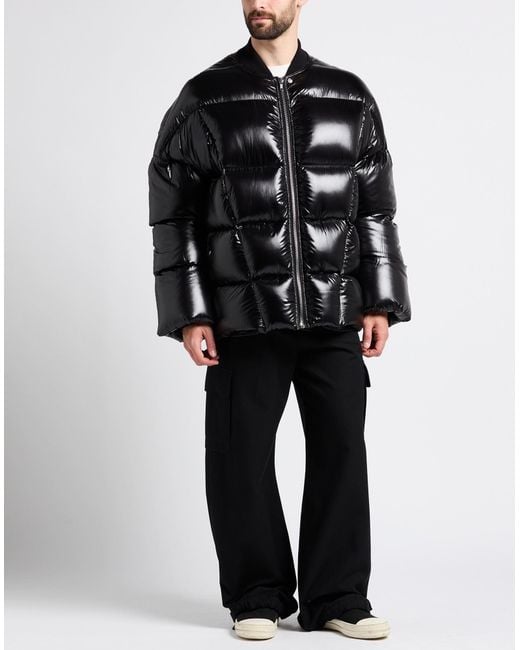 Rick Owens Black Puffer Polyamide for men
