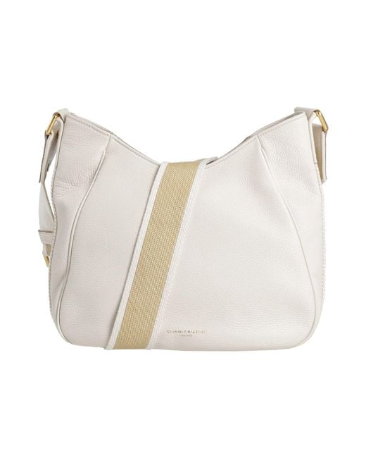 Gianni Chiarini White Cross-Body Bag