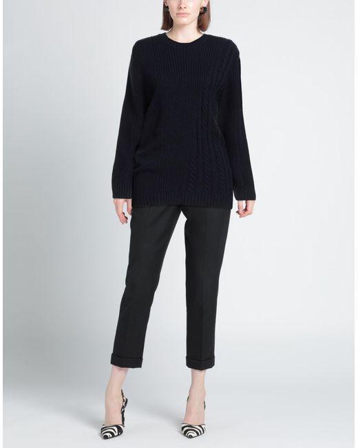 ALESSANDRO DI LORENZO Blue Sweater Acrylic, Wool, Tencel