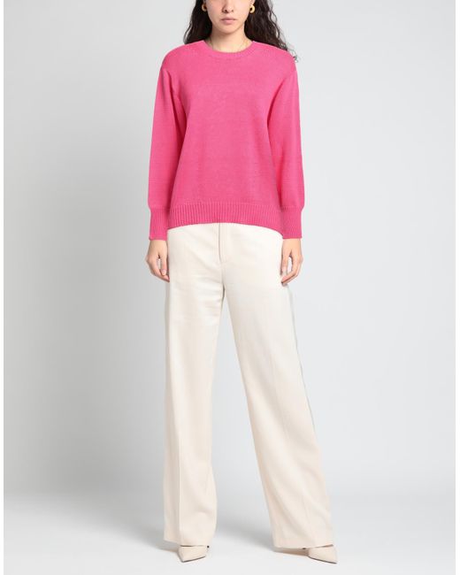 Zanone Pink Fuchsia Sweater Cotton