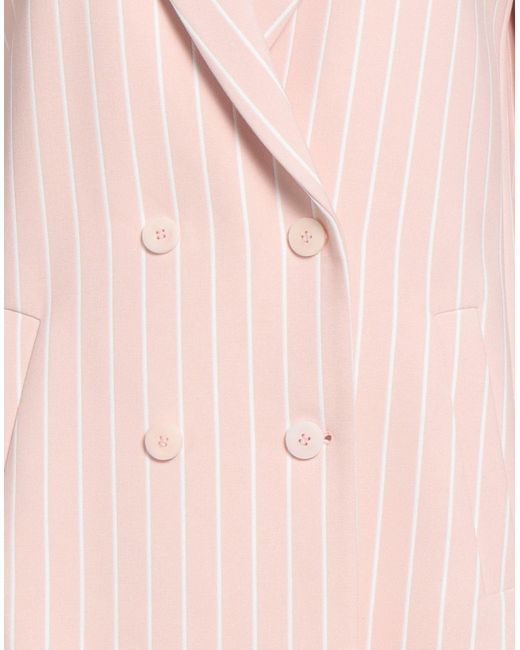 HUGO Pink Blazer Polyester, Viscose, Elastane