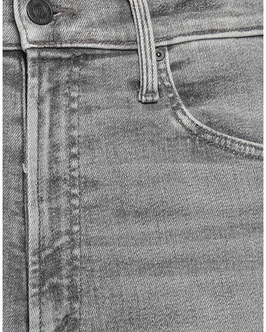 Mother Gray Jeans Cotton, Polyester, Elastane