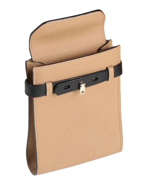 Bolso Con Bandolera Valextra de color Natural