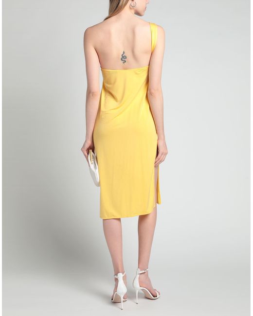 Jacquemus Yellow Midi Dress