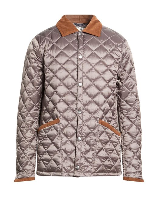 Husky Brown Puffers for men