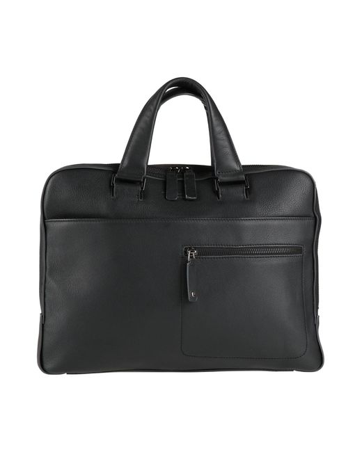 Piquadro Black Handbag Soft Leather for men