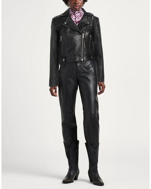 Muubaa Black Jacket Sheepskin
