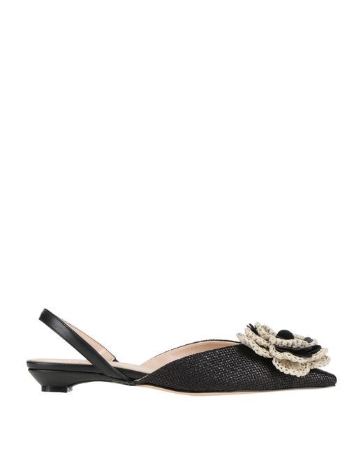 Ovyè Black Ballet Flats