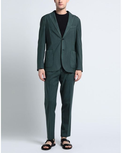 Boglioli Green Suit for men