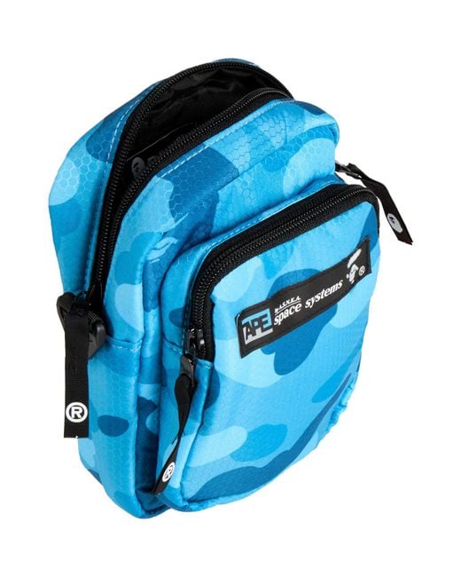 A Bathing Ape Blue Cross-Body Bags for men