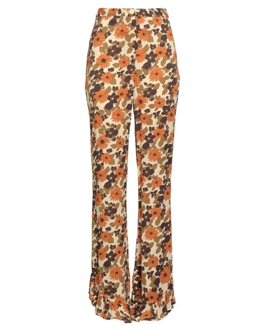Les Coyotes De Paris Metallic Pants Viscose