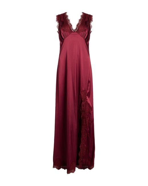 No Secrets Red Maxi Dress