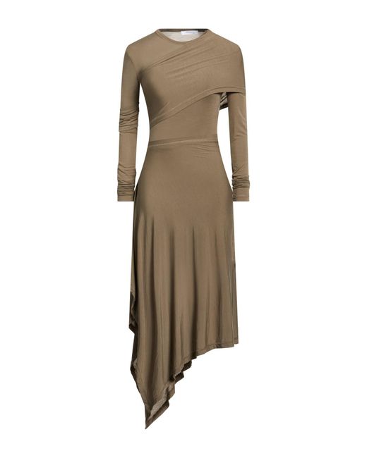 Helmut Lang Natural Midi Dress