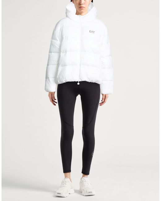 EA7 White Puffer