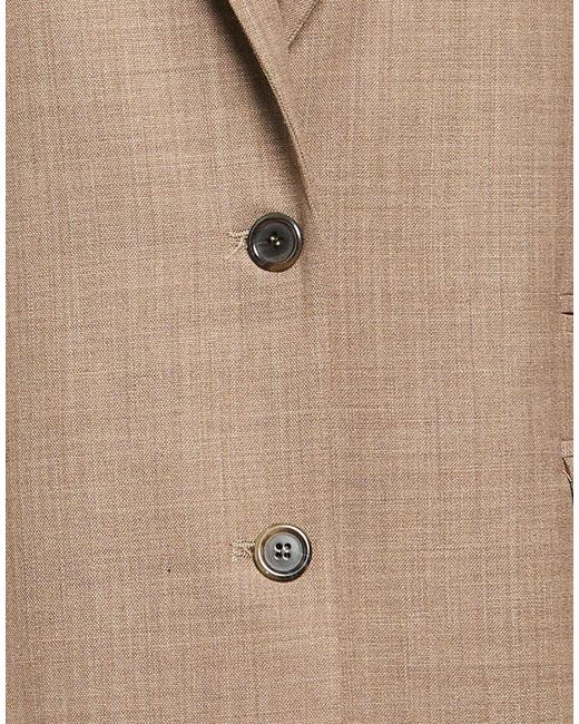 Ottod'Ame Natural Blazer Polyester, Wool, Elastane