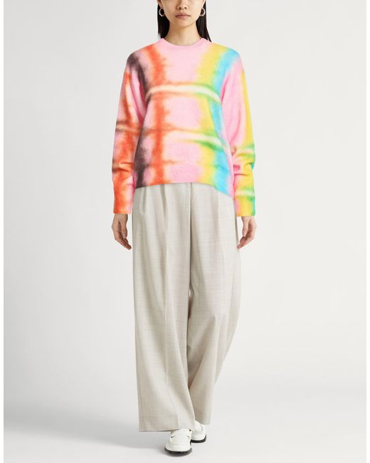 Roberto Collina Pink Sweater Cashmere, Silk, Polyester