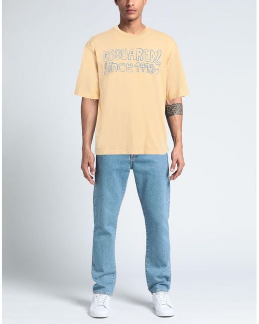 DSquared² Natural T-shirt for men
