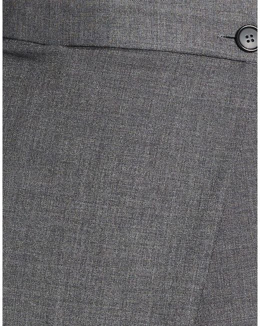 MEIMEIJ Gray Pants Polyester, Viscose, Elastane