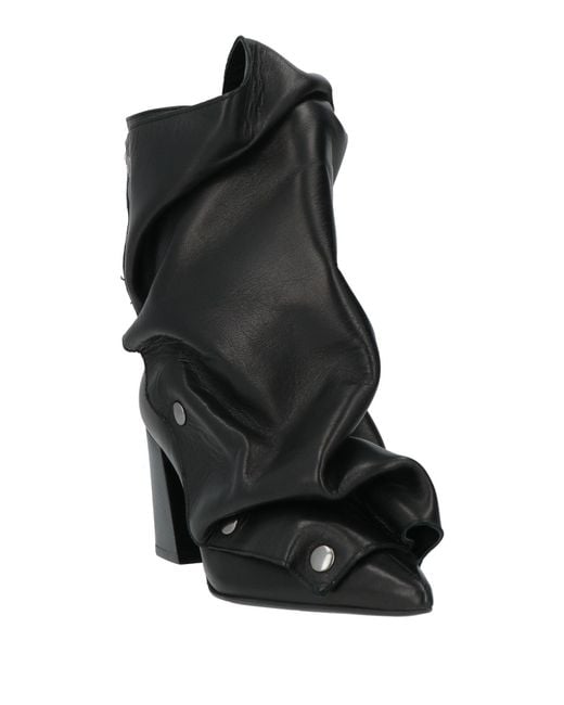Marc Ellis Black Ankle Boots Leather