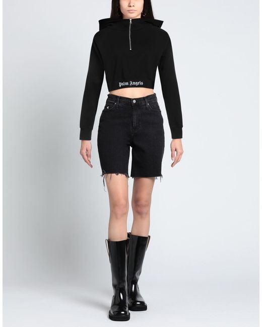 Palm Angels Black Sweatshirt