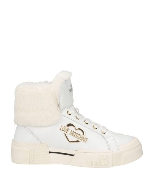 Love Moschino Trainers in Natural Lyst UK