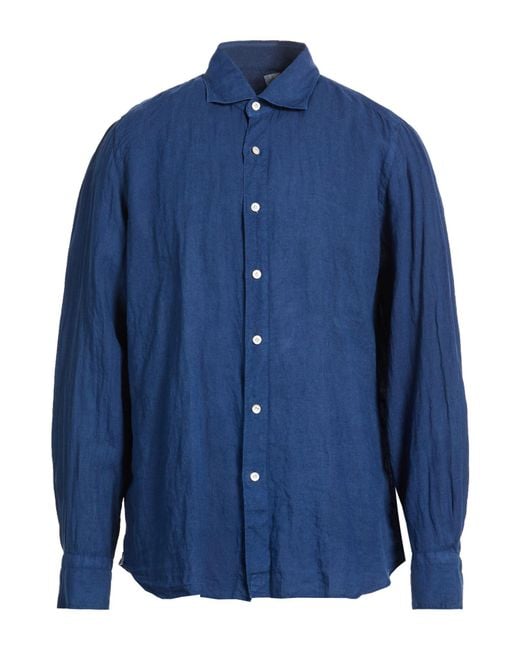 Finamore 1925 Blue Shirts for men