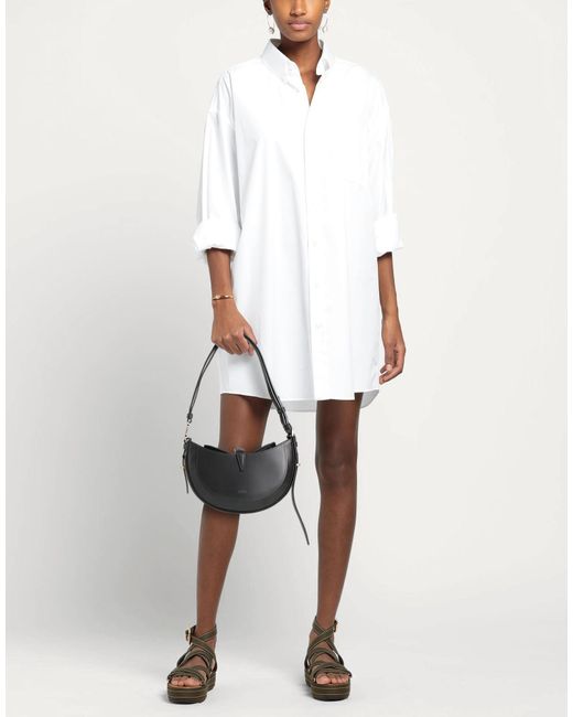 MANDÈL Black Shoulder Bag Leather
