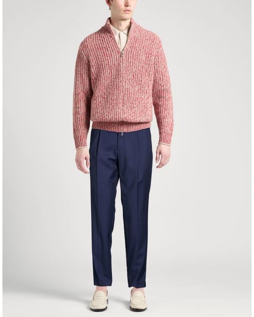 Incotex Blue Pants Virgin Wool for men