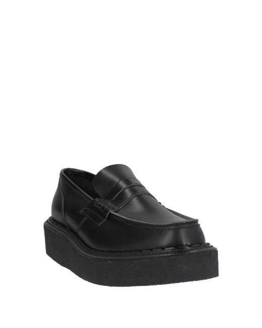 COMME des GARÇONS x GEORGE COX Black Loafers Leather for men