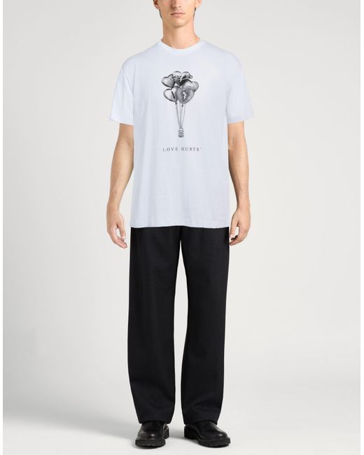 John Richmond White T-Shirt Cotton for men