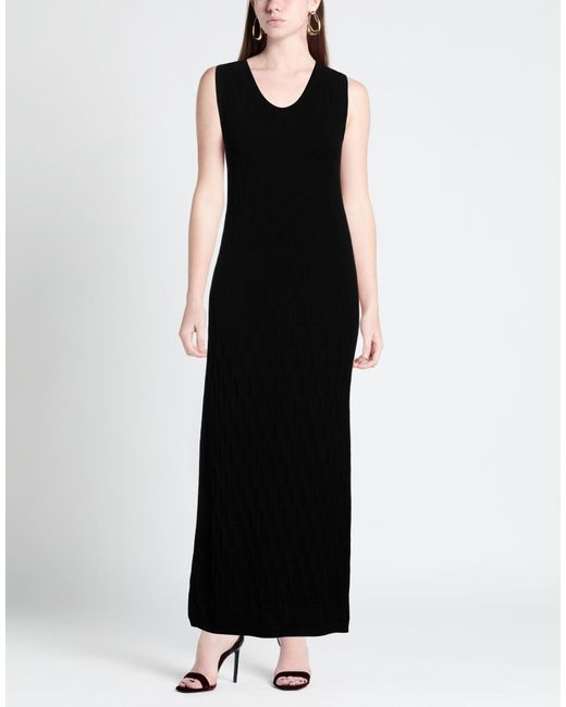 Robe midi NAMACHEKO en coloris Black