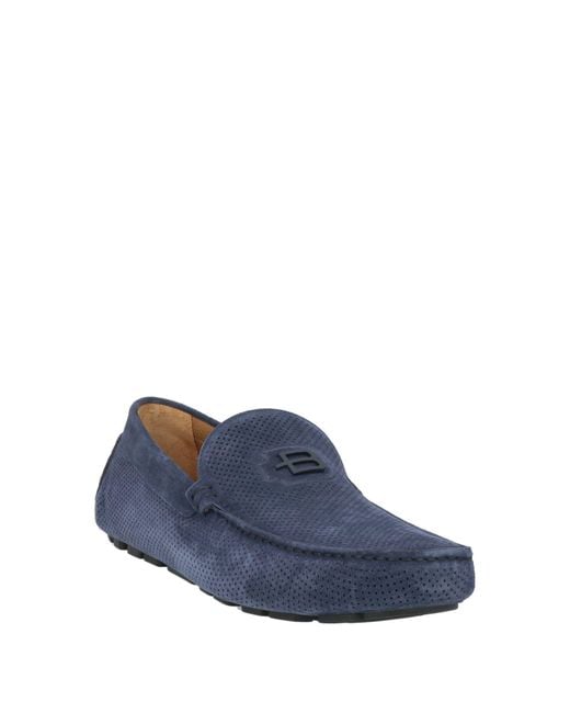 Baldinini Blue Loafers Leather for men