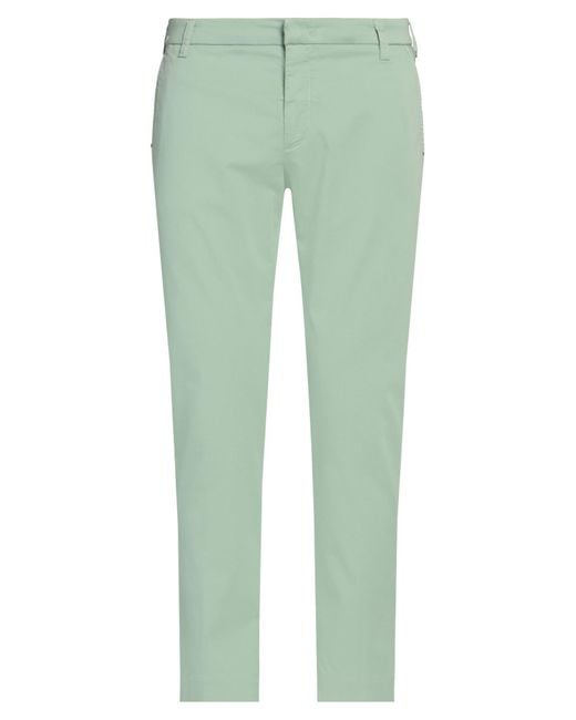 Entre Amis Green Pants Cotton, Polyester, Elastane for men