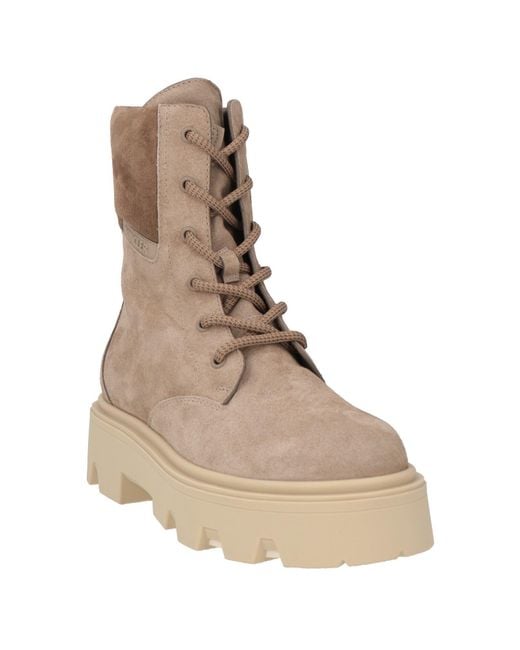 Moncler Brown Ankle Boots Leather