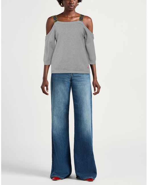 Trussardi Gray Sweater Cotton